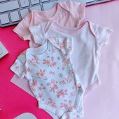 Комплект із 3-х бавовняних бодіків від george