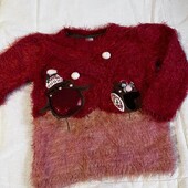 Кофта ворсова на дівчинку