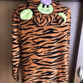Меховушка, плюшева туника, кофта, худи, 158-164. тигр, Disney