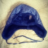 Дуже багато лотів, обирайте, економте на доставці.Стьогана зимня шапочка на котоновій підкладці р 52