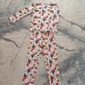 Майже нова піжама новорічна на хлопчика 8-9 р. 134