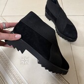 Шкіряні ботільйони лофери утеплені Mania