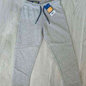 Lupilu брендовые теплые штанишки джоггеры серый меланж на мальчика рост 110/116 см