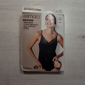 Есмара! Віскозна жіноча майка на тонких бретелях з мереживом 44/46 євро 50/52 наш! Лот 19