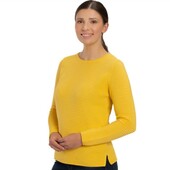 Emilia Parker Плюс сайз жовтий бавовняний джемпер