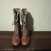 Зимові шкіряні чобітки, не пропустіть.