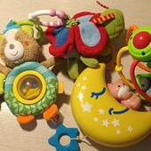 Іграшки для новорождених і малюківі,всі одним лотом!