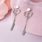 Сережки 'Xuping' Фіаніт (Родій) 087658