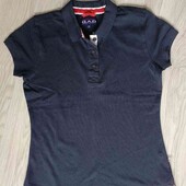 D.A.D. женская стильная футболка поло цвет синий размер евро 40/42