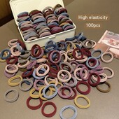 Лот-100шт!!! Набір резиночок для волосся
