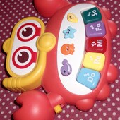 Розвиваюча музична іграшка піаніно Huanger Крабік, казки, пісні