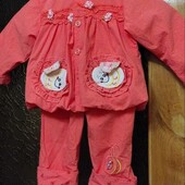 Весняний костюм на дівчинку 12 міс.
