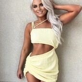 Літній костюм з драпіровкою, від Shein, S