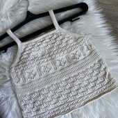 Стильний вʼязаний топ, 11-12 років