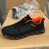 Чоловічі кросівки хайтопи Fashion чорні на шнурівці.