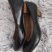 Bpc bonprix collection. Кожаные туфли на небольшом каблучке на каждый день