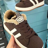 р-р 41 (26 см). Хіт! Стильні жіночі зимні кросівки на хутрі у шоколадному кольорі