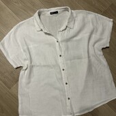 Муслінова блуза/сорочка, р.14 в гарному стані