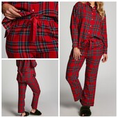 Hunkemoller! Тонкі фланелеві прямі жіночі штани 2Хл розмір goji berry!