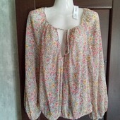 Розпродаж!!! Брендовая новая красивая шифоновая блуза р.16.