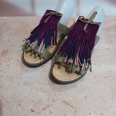 Шльопанці жіночі натуральна шкіра