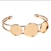 Заготовка для браслета а золотому кольорі