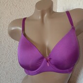 Гладенький бюстгалтер на кісточках (фуксія) 85В. Бюстгалтер для девушки 2188