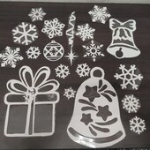 Заламіновані витинанки для вікон.Створіть святковий затишок у вашій оселі