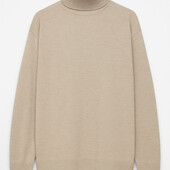 Шикарный гольф, свитер, джемпер, водолазка, Honey Winter , р. наш 44-54, бежевый