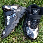 ❤️☀️❤️ Ботинки хайтопы на флисе. Стелька 20.4 см. Ставка=купить Сразу ⚡❗