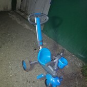 Детский велосипед с родительской ручкой