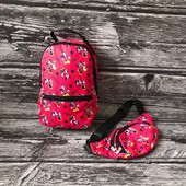 Дитячий рюкзак дівчачий з Міккі. + подарунок - сумка бананка!