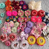 Пакет бантиків для дівчинки ручної роботи ідеал 43 штуки