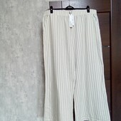 Новые брендовые брюки-трубы из органического коттона р.20-22.