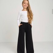 Трендові зимові теплі брюки-палацо, 146 розмір