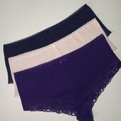 Комплект котонових трусиків з мереживом esmara xxxl