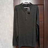 Брендовый новый теплый свитер р.54-56(1XL).