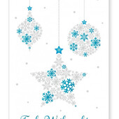 17*11 см Святкова листівка Crelando (фірмовий Lidl) Рождественская открытка с конвертом