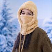 Жіноча шапка балаклава капор