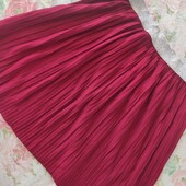 Бордова спідниця р.146