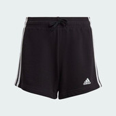Чорні дитячі шорти унісекс adidas essentials 3-stripes k