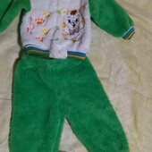 Теплий плюшевий костюм для малюків