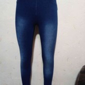 Трикотажні лосини під джинси для дівчинки 13-14 років.