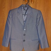 Сірий піджак з відливом на 3-4 роки