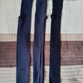 Лот 3 шт. Плотні капронові колготи на 8-10р.