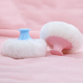 Голубая 1 шт. Woods of Windsor детская пуховка для талька, для тела, плюшевая