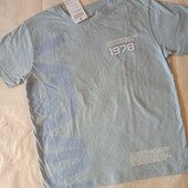 Футболка блакитна NASA для хлопчика 146-152. Футболка для мальчика 7786