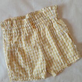 Натуральні дитячі шорти 74, 80, 98 розміри. дитячі шорти. primark 6736
