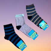 Шкарпетки 6 пар асорті кольорів, підліткові.