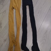 Темно сині колготки з узором стан нових